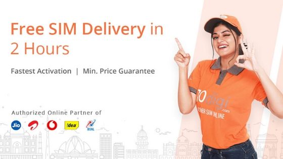 Free SIM Delivery with 10digi