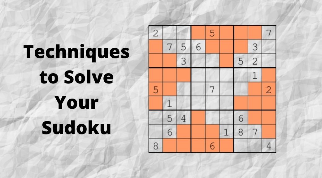 methods for solving sudoku puzzles