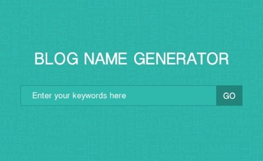 Blog Name Generator