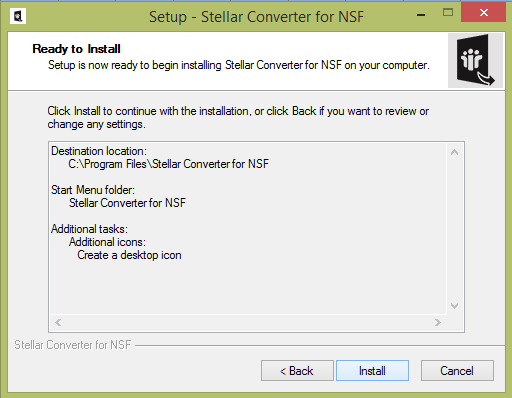 stellar converter for nsf ready to install